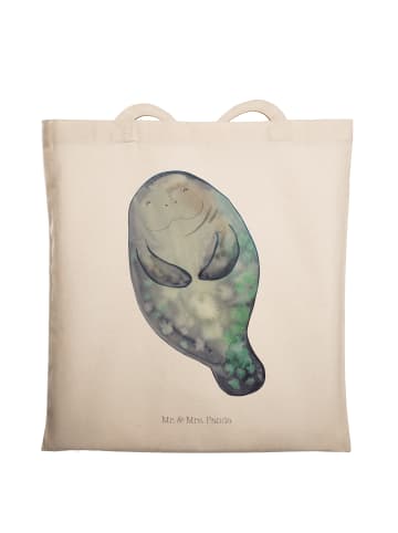 Mr. & Mrs. Panda totebag Seekuh Happy ohne Spruch in Creme