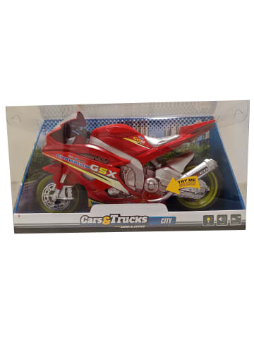 Toi-Toys CARS_TRUCKS Rennmotorad in rot