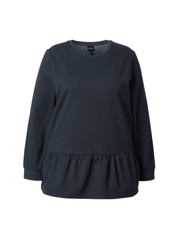 Ulla Popken Sweatshirt in schwarz