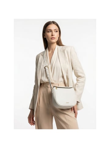 Lazarotti Bologna Leather Umhängetasche Leder 25 cm in cream