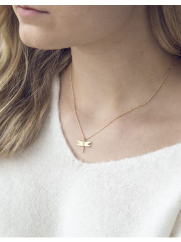 timi of sweden Halskette Dragonfly in Gold