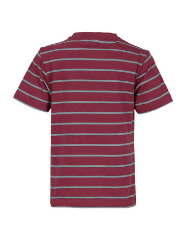 Band of Rascals T-Shirt " Striped " in bordeaux