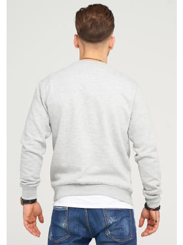 SOULSTAR Sweatshirt PORT LOUIS in Grey Melange (Grau)