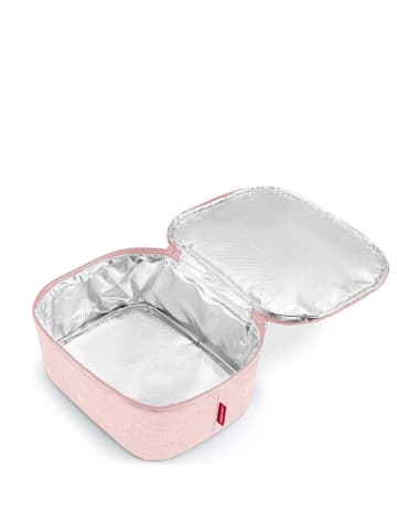 Reisenthel thermo coolerbag M - Brotzeitbox 28 cm (twist powder blue) in twist blush