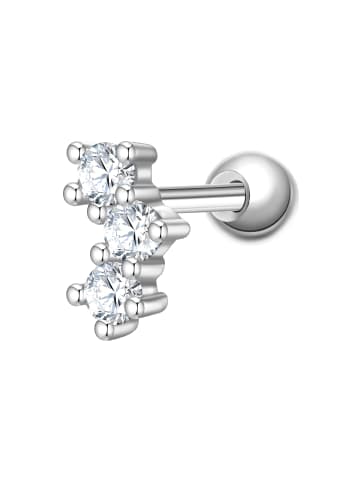 Glanzstücke München Ohrringe aus Sterling Silber mit Zirkonia in silber