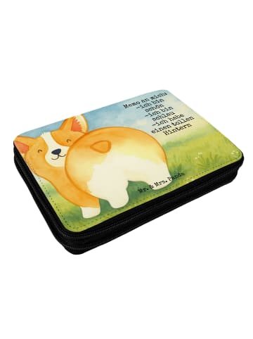 Mr. & Mrs. Panda Bleistiftetui Corgi Po Design mit Spruch in Weiß