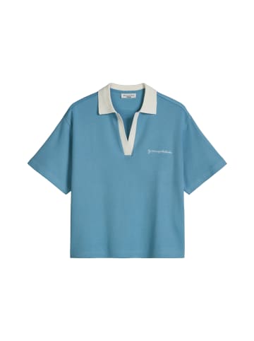 Marc O'Polo DENIM Poloshirt relaxed in Medium Blue