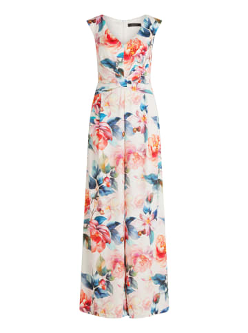 Vera Mont Jumpsuit mit Raffung in Rosé/Red