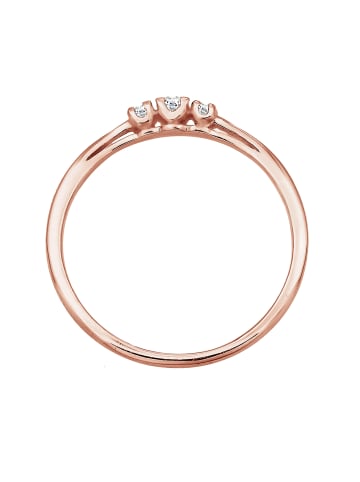 Elli DIAMONDS  Ring 925 Sterling Silber Verlobungsring in Rosegold