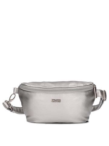 Zwei Mademoiselle MH4 - Gürteltasche 25 cm (leo) in silver