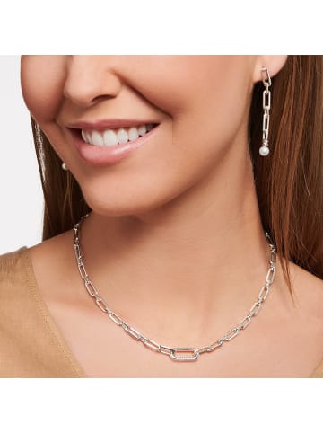 Thomas Sabo Kette Glieder Silber in silber, weiß