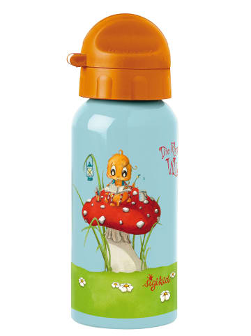 Sigikid Edelstahl Trinkflasche Die kleine Spinne Widerlich, 400ml in blau
