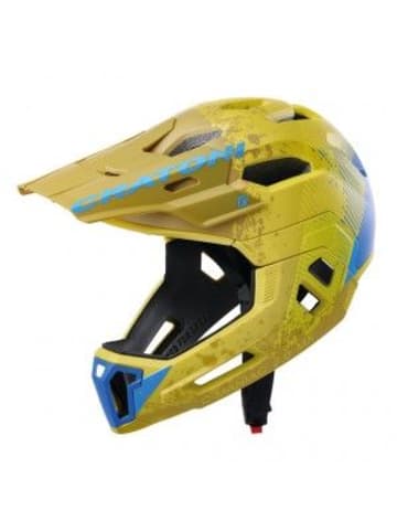 Cratoni MTB-Helm C-Maniac 2.0 MX in gelb/blau matt