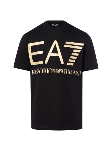 EA7 T-Shirt in schwarz gold