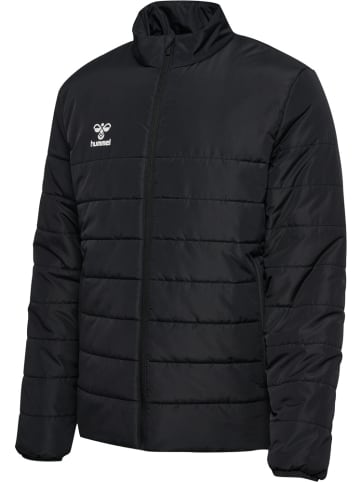 Hummel Jacke "Hmlessential Short Bench Jkt" in Schwarz