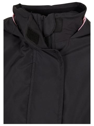 Urban Classics Windbreaker in black/girlypink/white