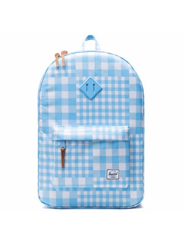 Herschel Heritage 21 - Rucksack 45 cm (amparo blue black) in gingham alaskan blue