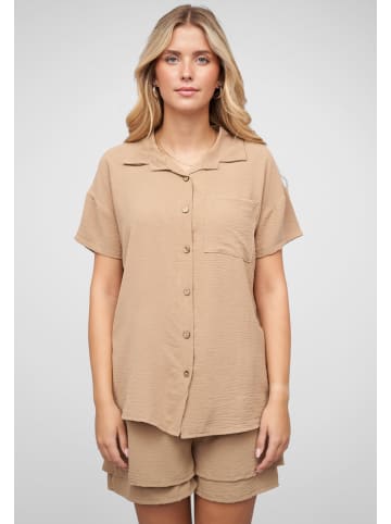 Cloud5ive Short Sleeve Shirt in camel