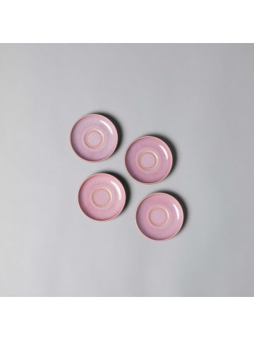 like. by Villeroy & Boch 6er Set Espressountertassen Perlemor Coral in ø 12 cm in rosa