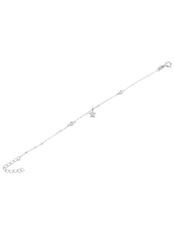 Adeliás Damen Anhänger – Stern Anhänger aus 925 Silber mit Zirkonia in silber