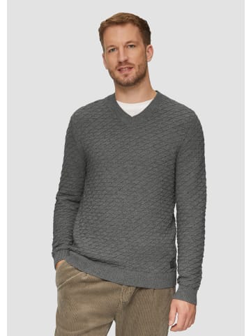 s.Oliver Strickpullover langarm in Grau