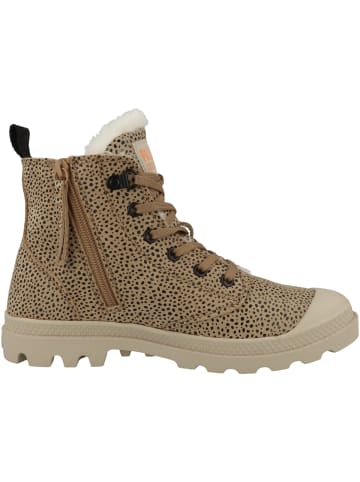 Palladium Schnürboots Pampa Hi Zip WL in braun