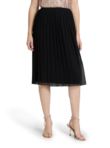 Vera Mont Chiffonrock mit Plissee in Schwarz