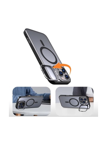 TechProtect TechProtect MagStand magnetisch Hülle mit Ständer iPhone 16 in Transparent