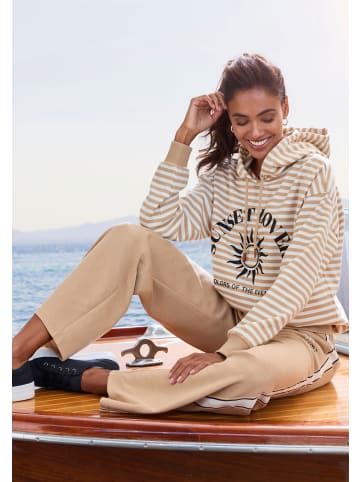 H.I.S Loungehose in camelfarben