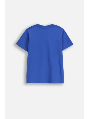 MOKIDA T-shirt aus Baumwolle mit kurzem Ärmel in blau