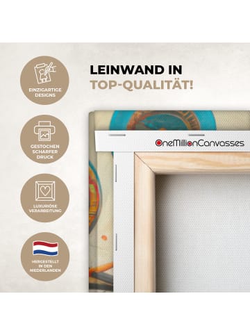 OnlyWow Leinwand Bilder Stilvoller Baum