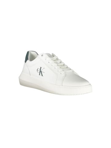 Calvin Klein Weiße Polyurethan-Sneaker