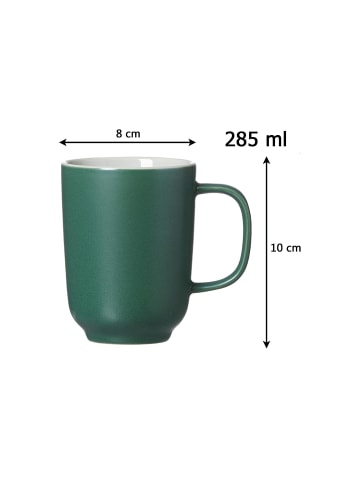 Ritzenhoff & Breker 6er Set Kaffeebecher Jasper 285 ml in grün