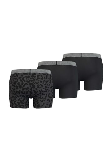 Levi´s BoxershortsLEVIS Men Giftbox Leopard Boxer Brief 3PinBlack