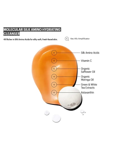 ALLIES OF SKIN Gesichtsreiniger Molecular Silk Amino Cleanser, 25 ml