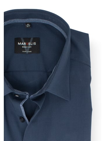 MARVELIS Body Fit Businesshemd in Bleu 15