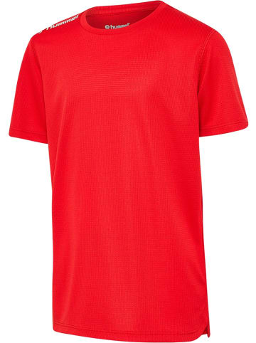 Hummel Kinder Sportshirt "Hmlrun Jersey S/S Kids" in Rot