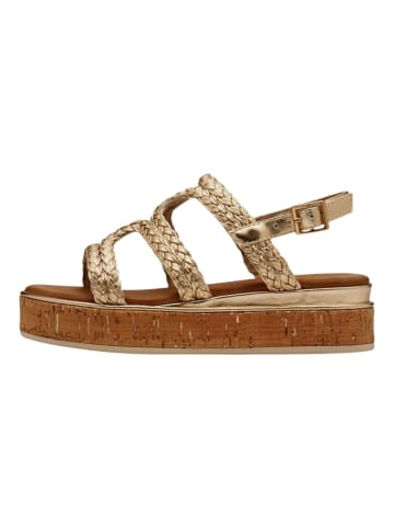 Marco Tozzi Sandalen in Gold