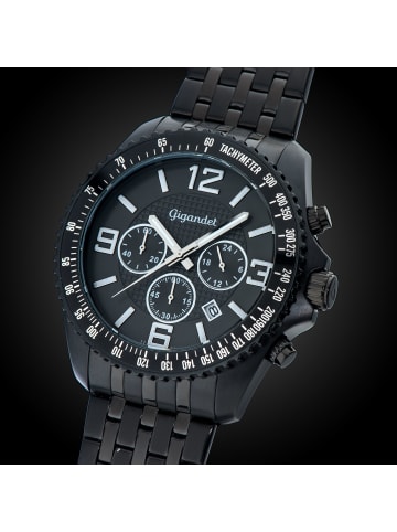 Gigandet Quarzuhr Chronograph "FAST TRACK" in Schwarz