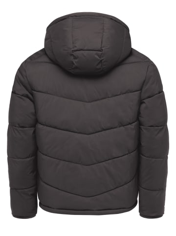 Humy Winterjacke mit Kapuze in Grau