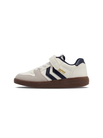 Hummel Klettverschluss Sneaker Handball Perfekt Lebensstil Kinder in WHITE/BLACK IRIS