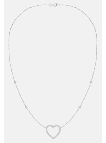 Ethische Diamanten Halskette aus 375 Weißgold mit Lab Grown Diamant