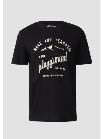 s.Oliver T-Shirt in 99D1_schwarz