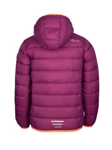 Trollkids Jacke "Dovrefjell" in Maulbeere/Pfirsich