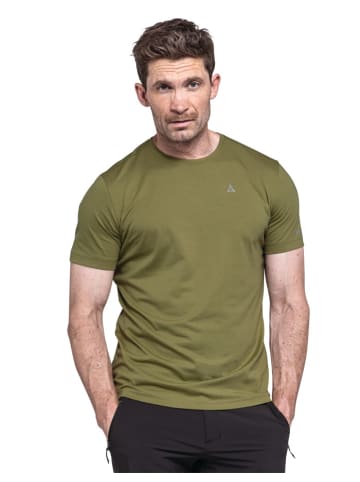 Schöffel T-Shirt "T Shirt Hohberg M" in solid olive
