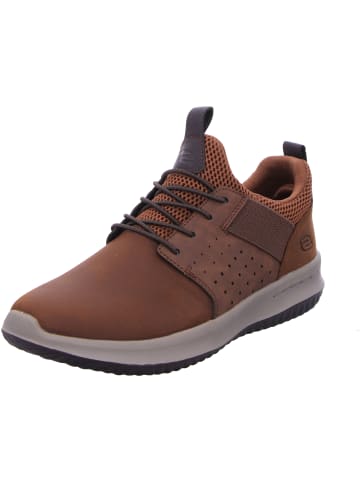 Skechers Lowtop-Sneaker DELSON - AXTON in charcoal/dark brown