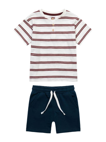 Minoti 2tlg. Outfit: T-Shirt & Shorts 9TJSET 1 in dunkelblau