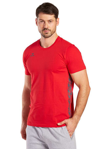 erima Essential Team T-Shirt in rot/slate grey