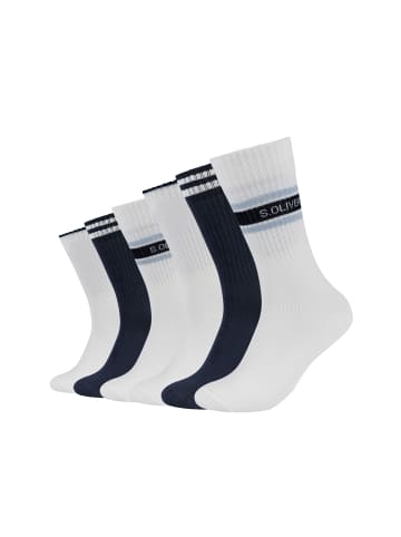 S. Oliver Tennissocken essentials 6er Pack essentials in dark saphire