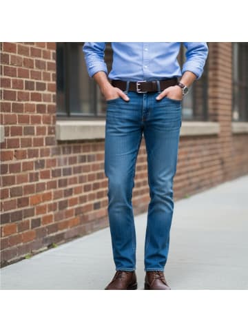 FRONHOFER Doppeldorn Ledergürtel in Cognac